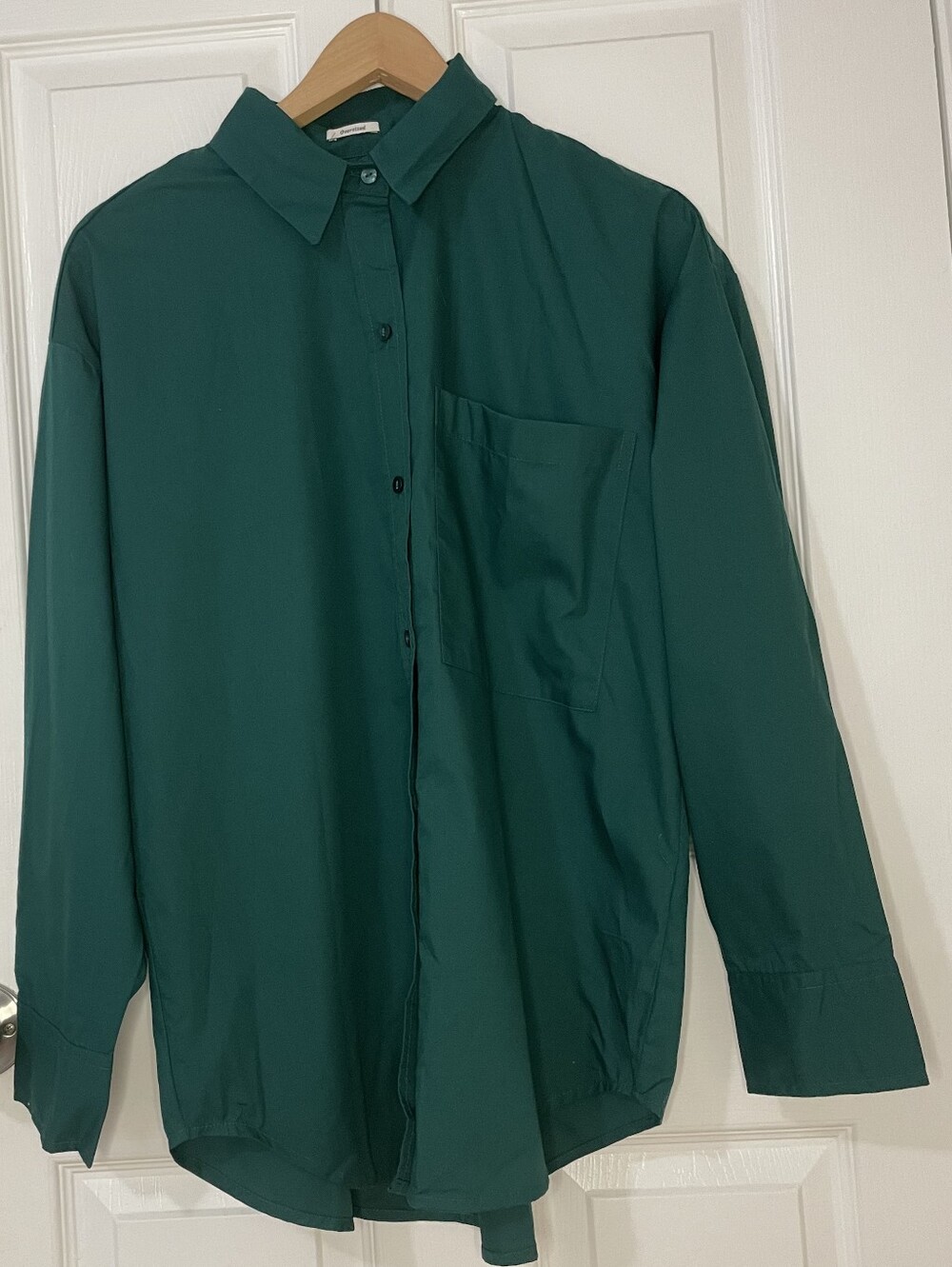 Abercrombie & Fitch NWT Deep Green Button-Up Shirt Jacket Size S